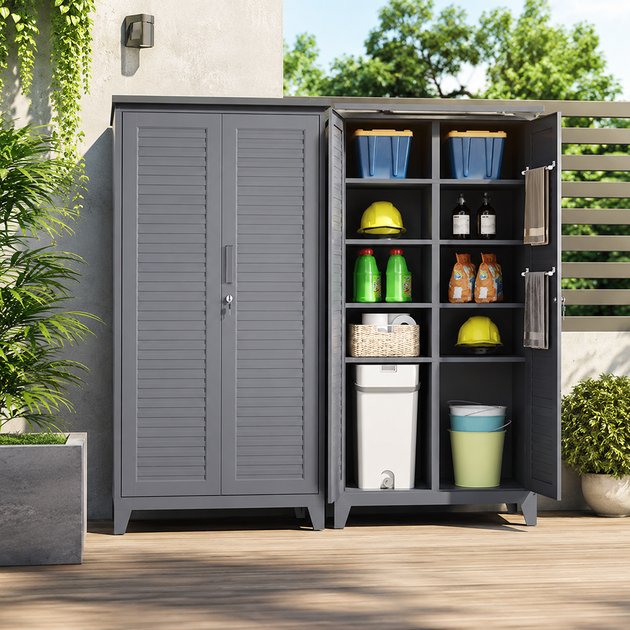 metal cabinet