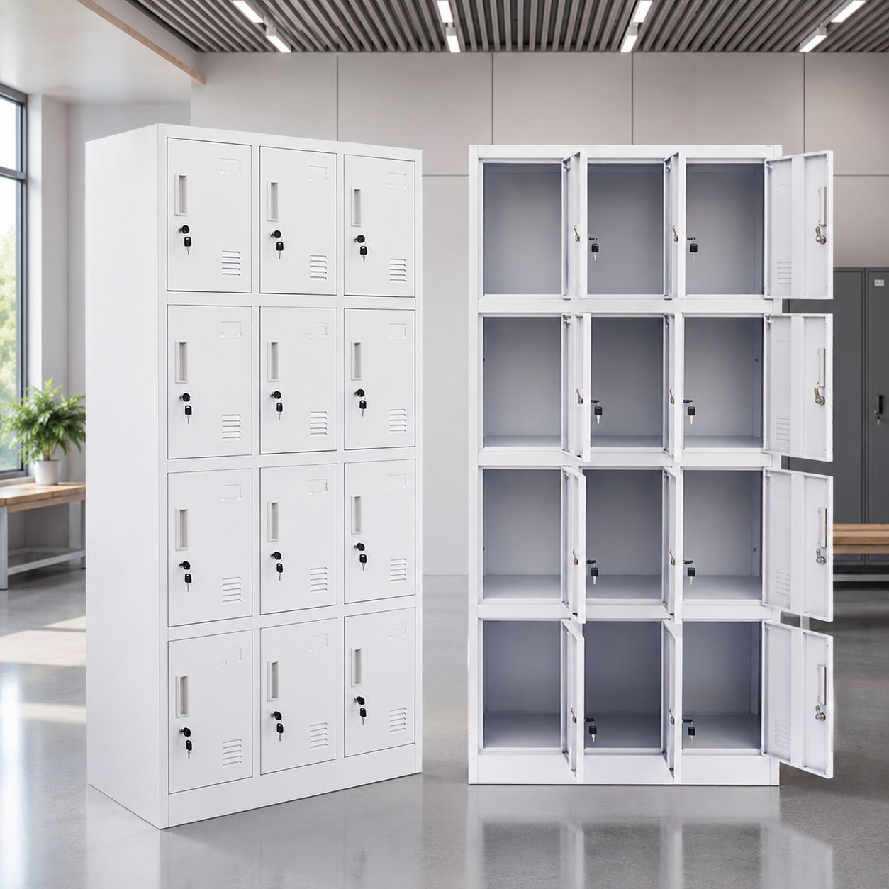 Metal Storage Locker for School, Gym, Office and Staff Room Storage