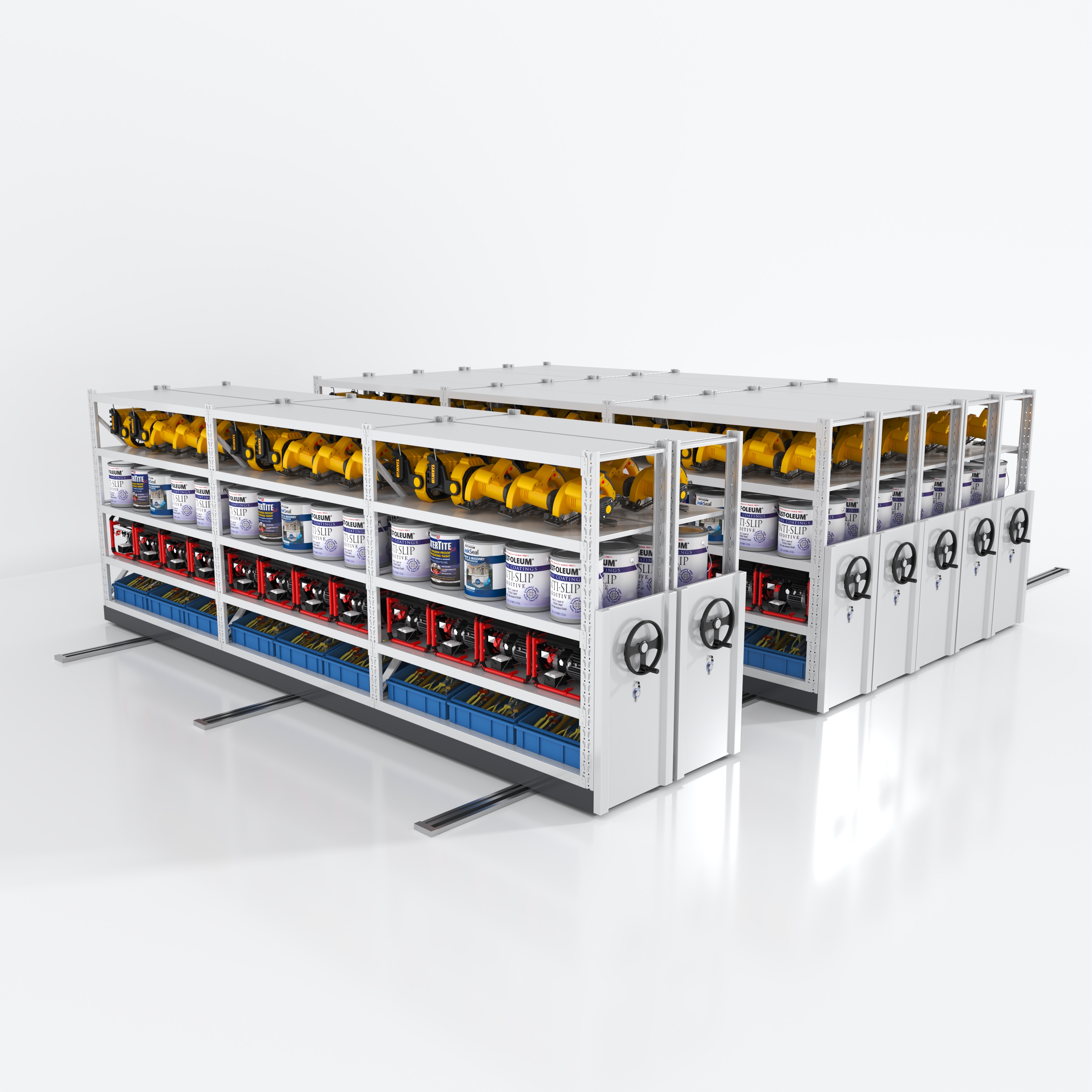 Mobile Shelving Systems for High Density Space-Saving Storage