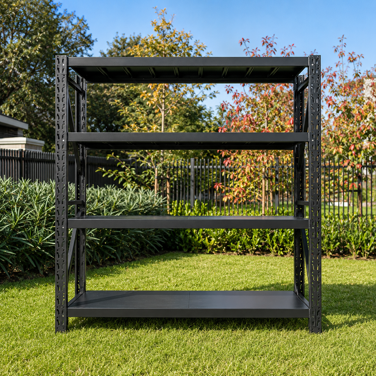 Medium Duty Steel Shelving Rack for Warehouse, Garage and Industrial Storage