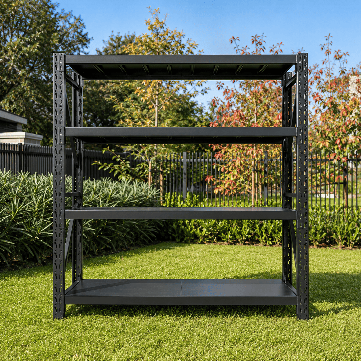 Medium Duty Steel Shelving Rack for Warehouse, Garage and Industrial Storage