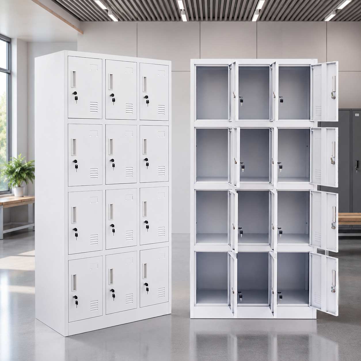 Metal Storage Locker for School, Gym, Office and Staff Room Storage