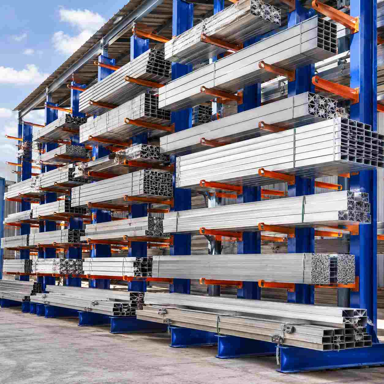 Cantilever Racking System for Heavy Duty Long Material Storage