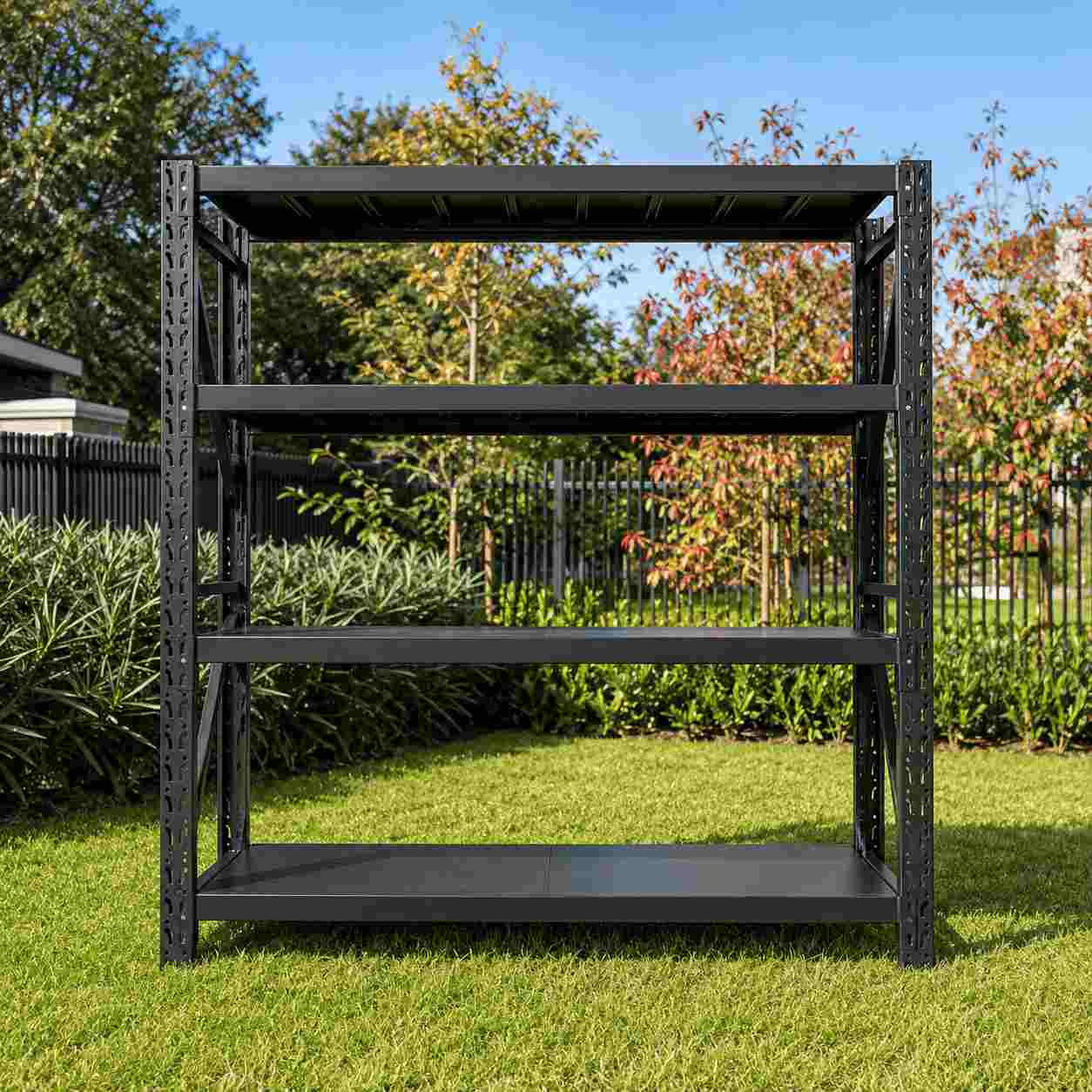 Medium Duty Steel Shelving Rack for Warehouse, Garage and Industrial Storage