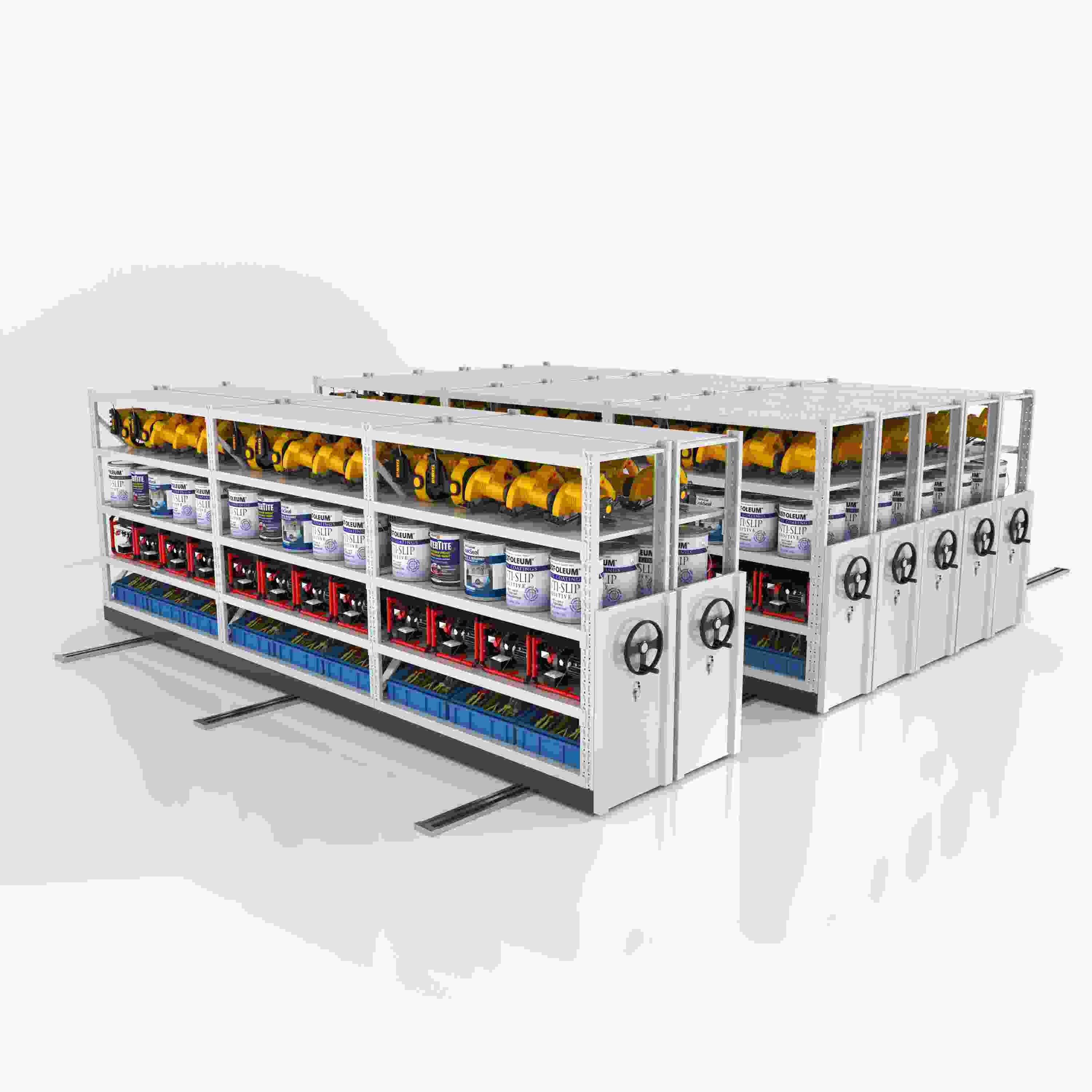 Mobile Shelving Systems for High Density Space-Saving Storage