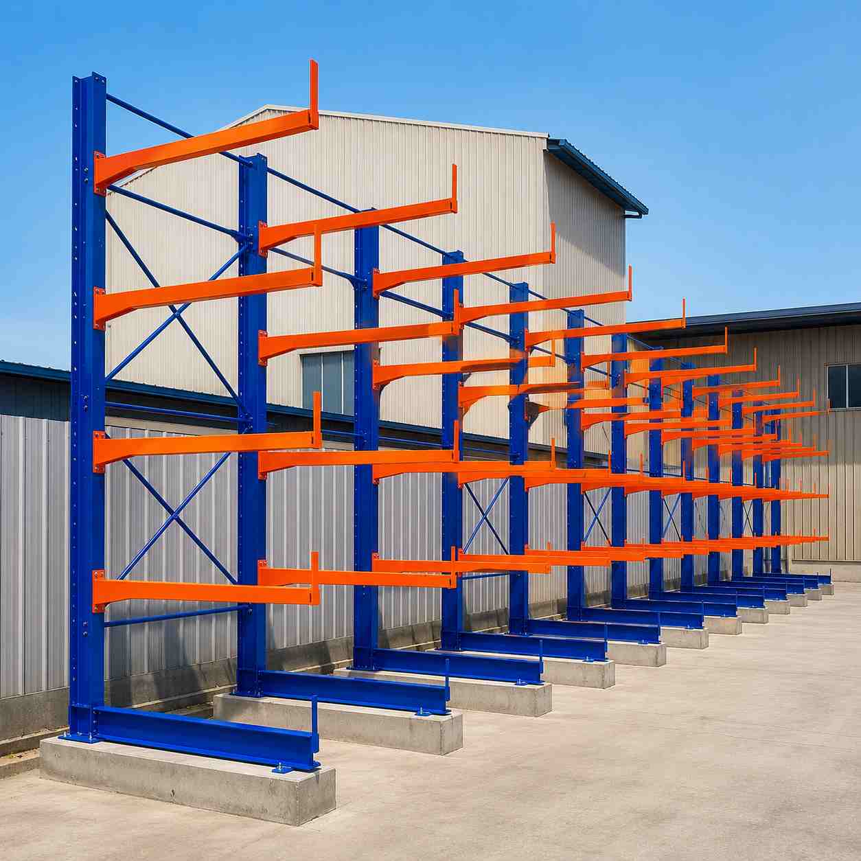 Cantilever Racking System for Heavy Duty Long Material Storage