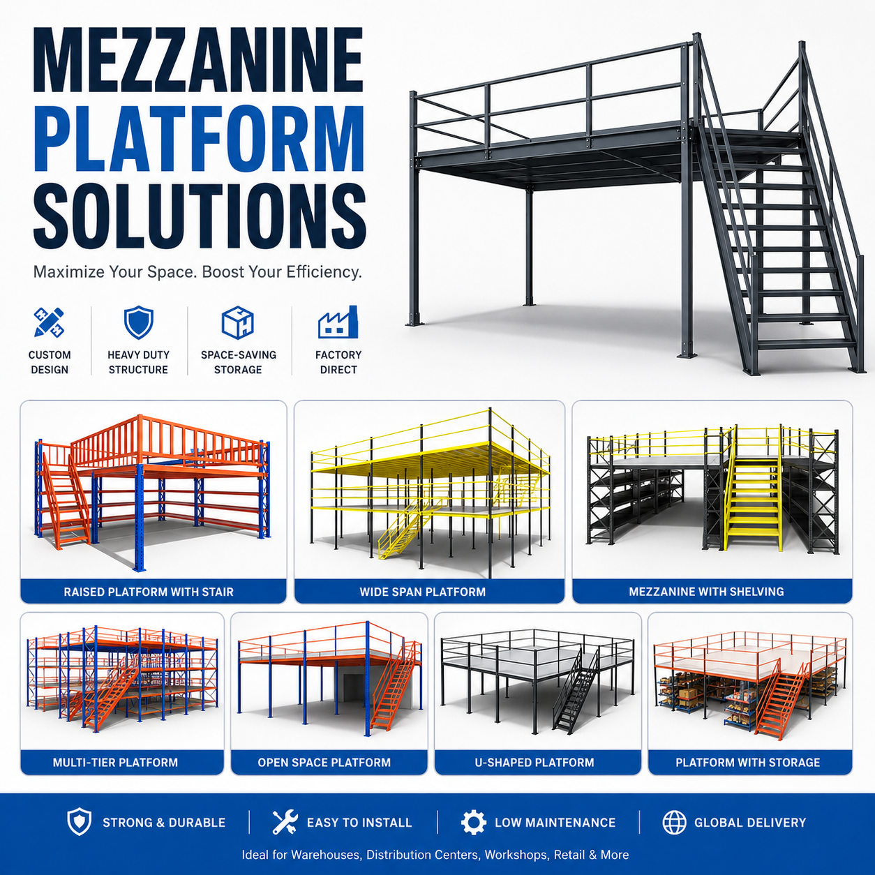 Mezzanine Racking Systems for Warehouse Space Optimization