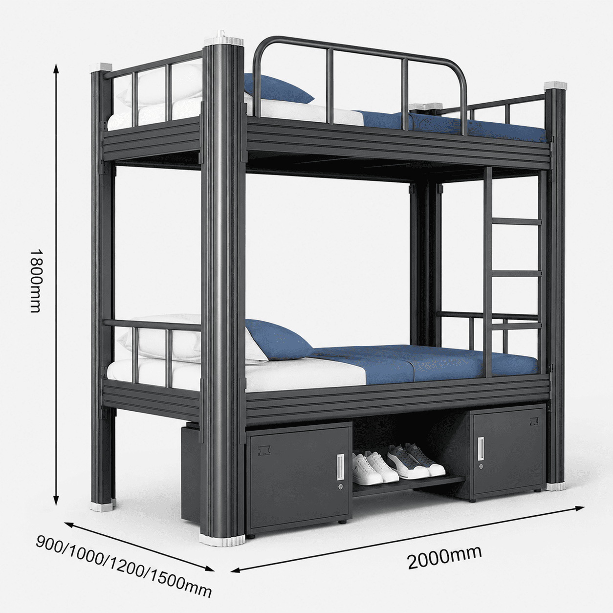 Metal Bunk Bed for Dormitory, Hostel and Staff Accommodation
