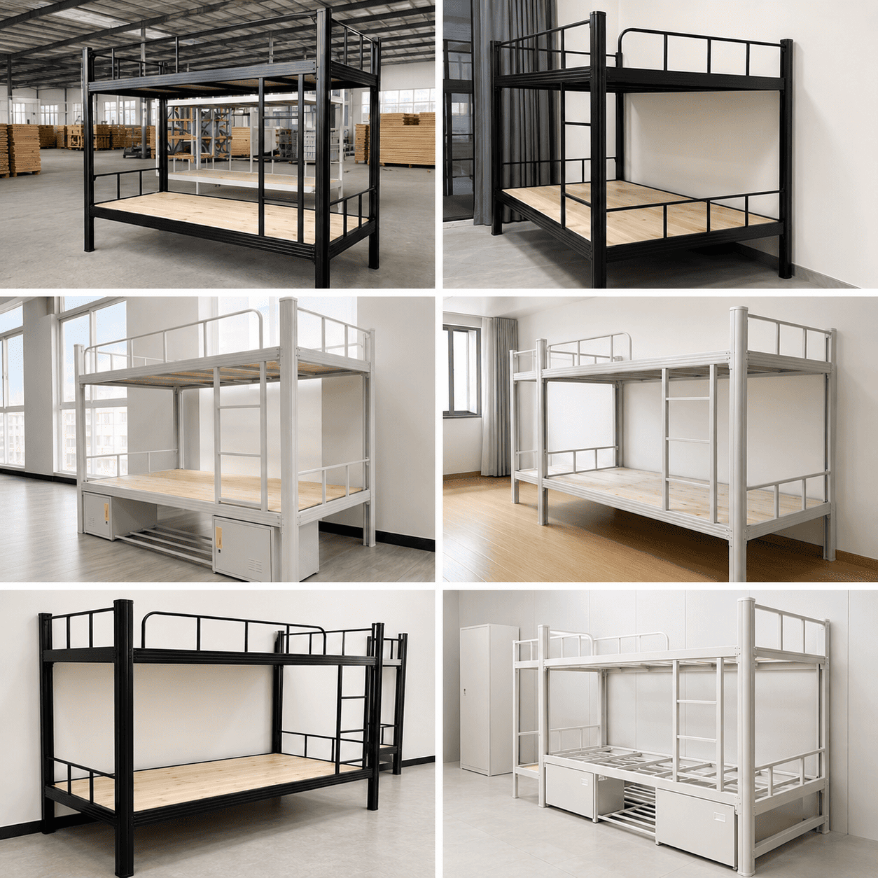 Metal Bunk Bed for Dormitory, Hostel and Staff Accommodation