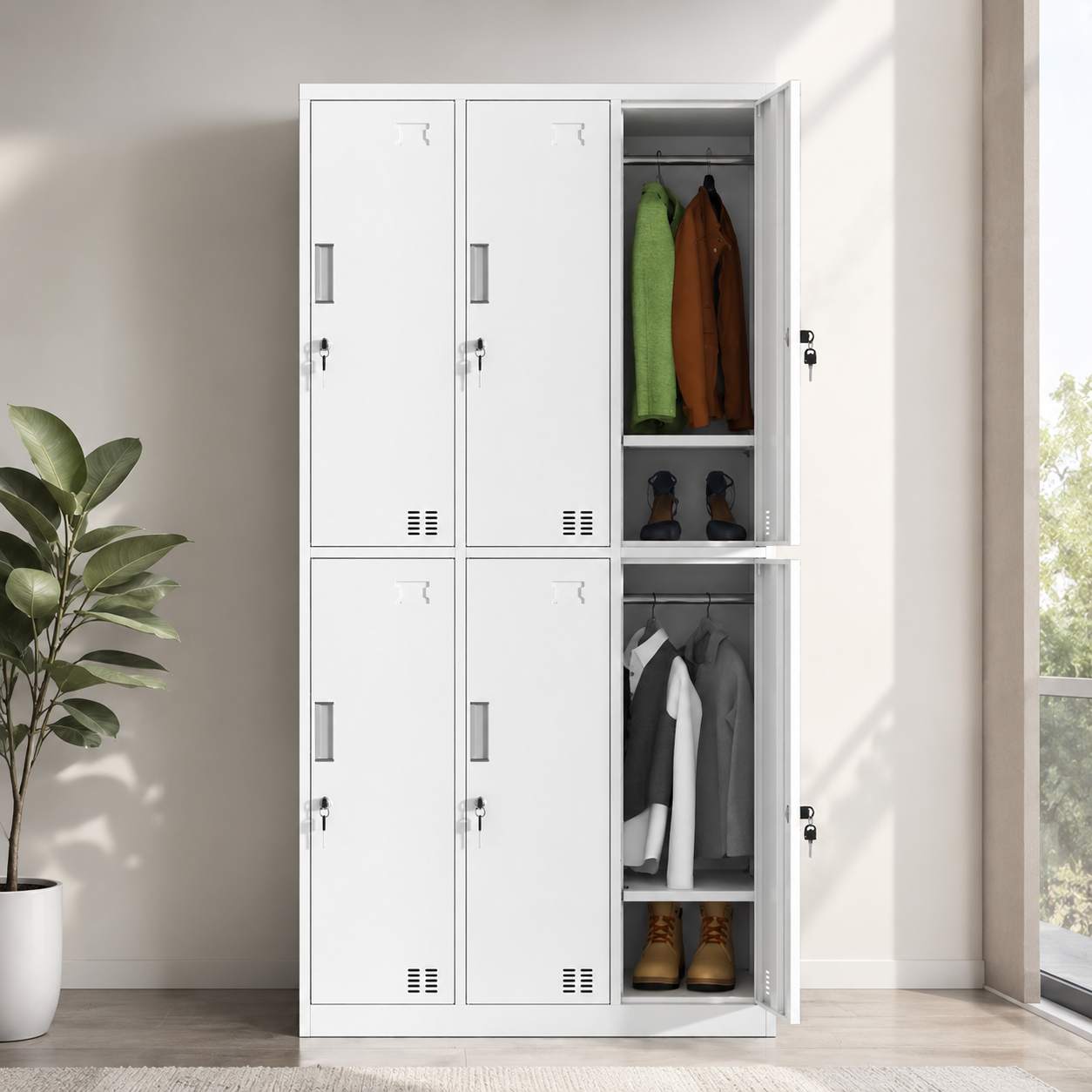 Metal Storage Locker for School, Gym, Office and Staff Room Storage