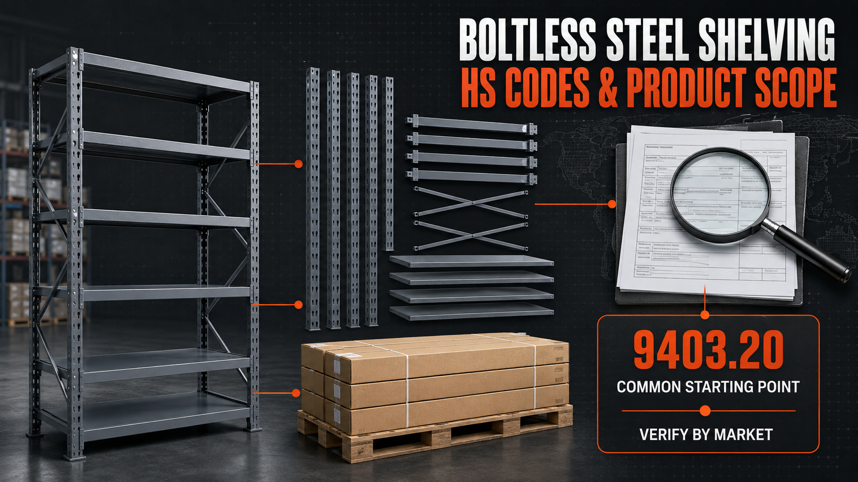 Boltless Steel Shelving HS Codes and Scope Questions | KAYOU
