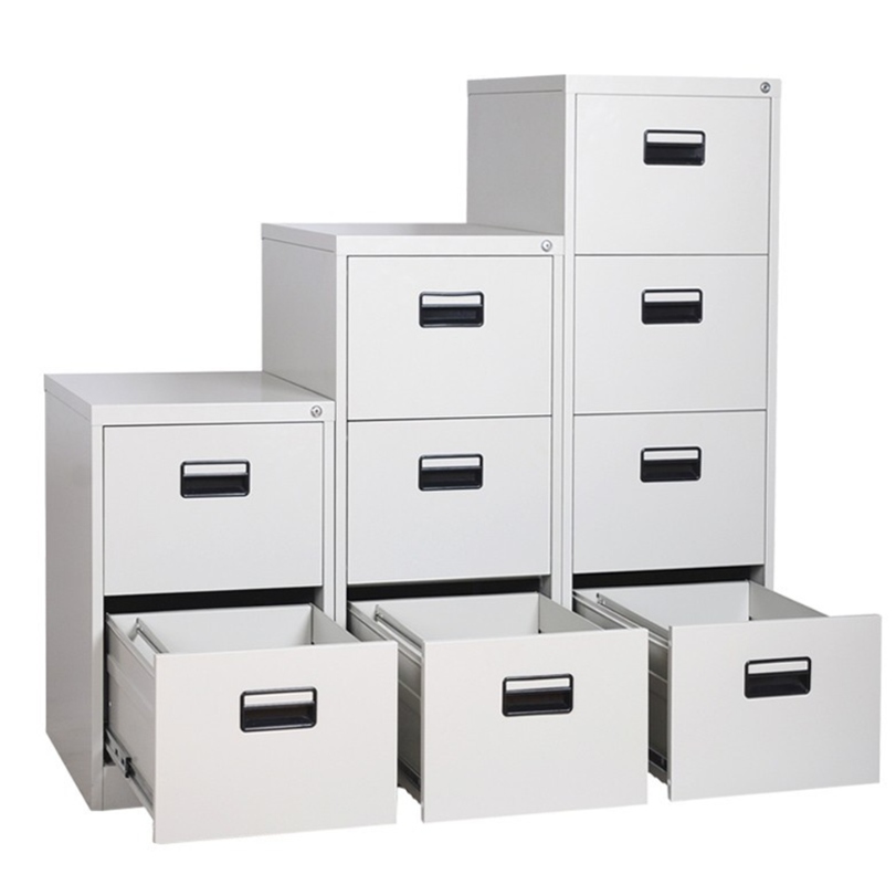 Lockable Metal Filing Cabinet for Office Storage | 2, 3 & 4 Drawers