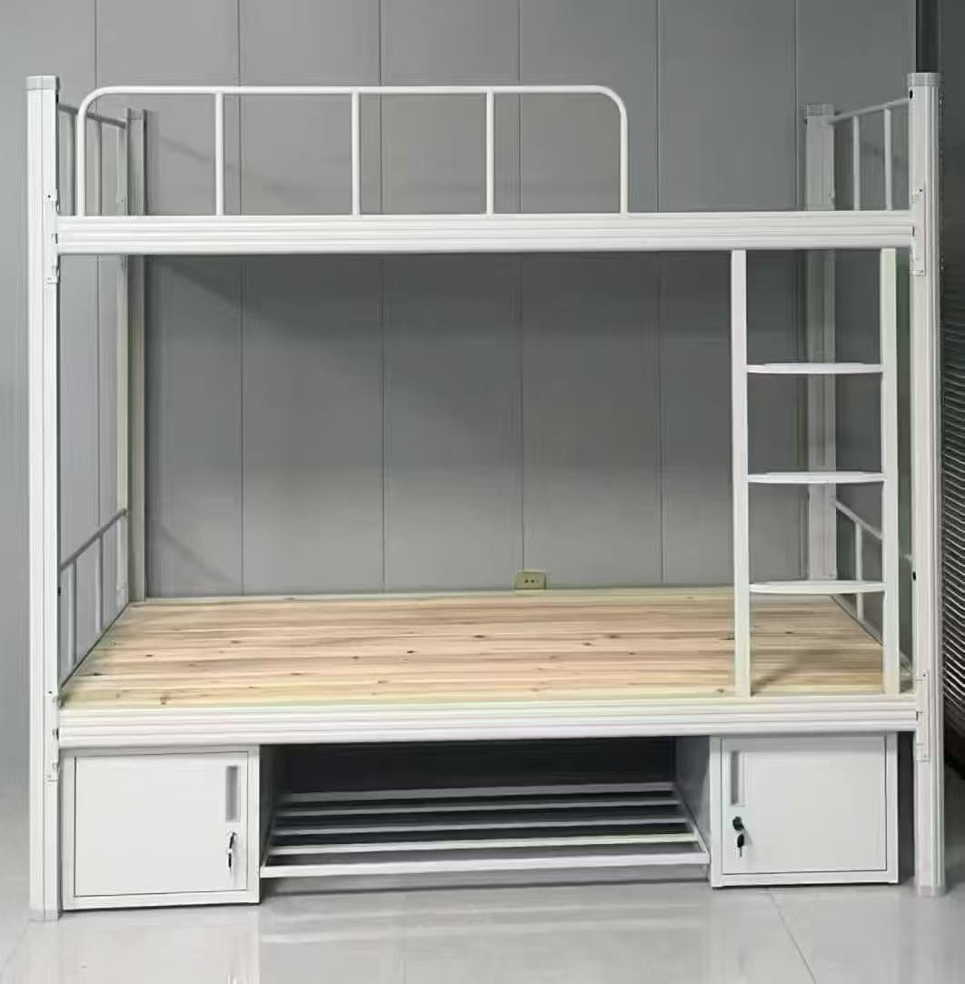 Steel Bunk Beds with Storage: A Practical Space-Saving Solution for Dormitories