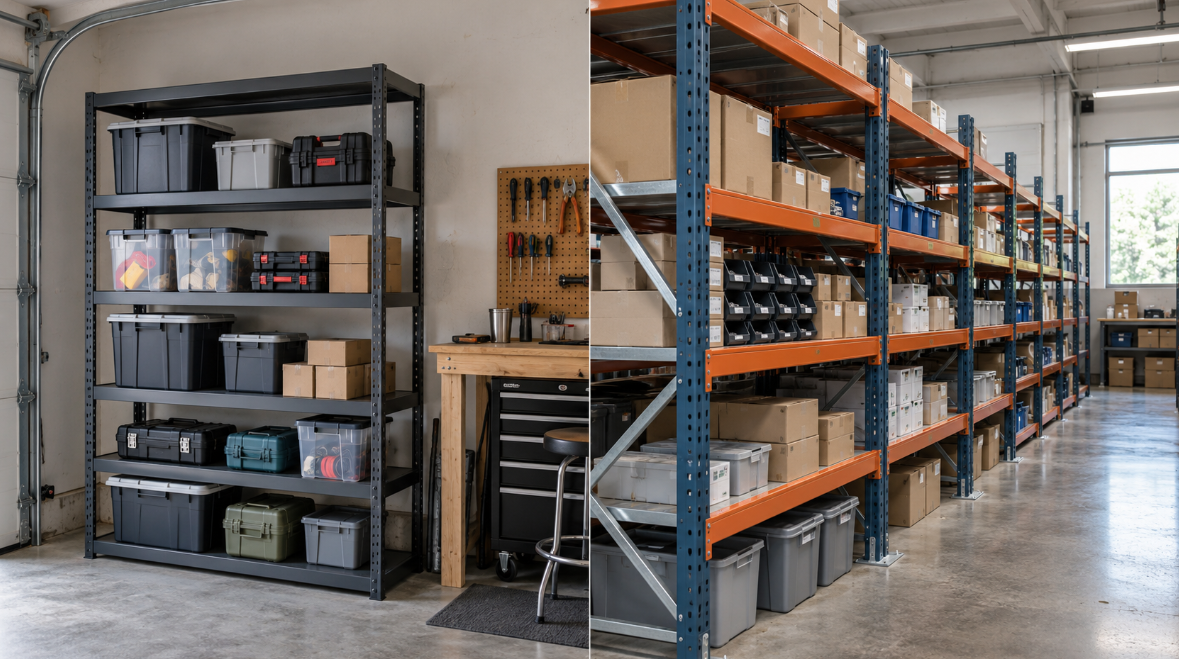 Garage Shelving vs Industrial Shelving: What Bulk Buyers Should Compare