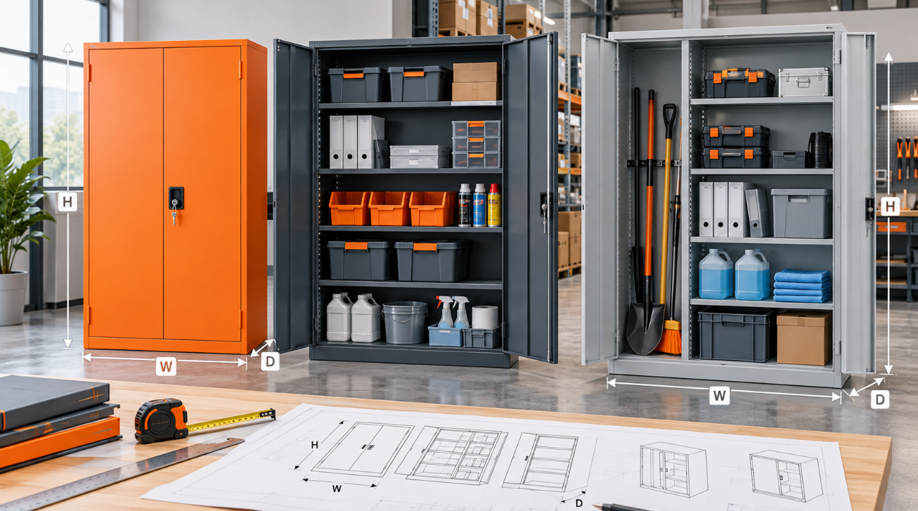 Lockable Metal Storage Cabinets: Size, Security and Adjustable Shelf Buying Guide