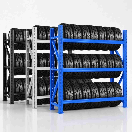 Heavy Duty Tire Storage Rack for Warehouse, Garage and Tire Shops