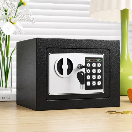 Electronic Steel Safe Box for Cash, Documents and Valuables