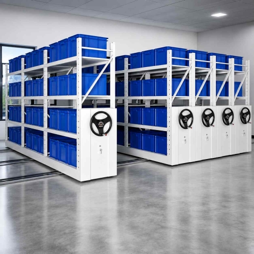 Mobile Shelving Systems for High Density Space-Saving Storage
