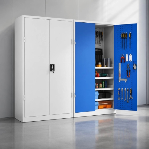Heavy Duty Metal Tool Cabinet for Garage & Workshop Storage