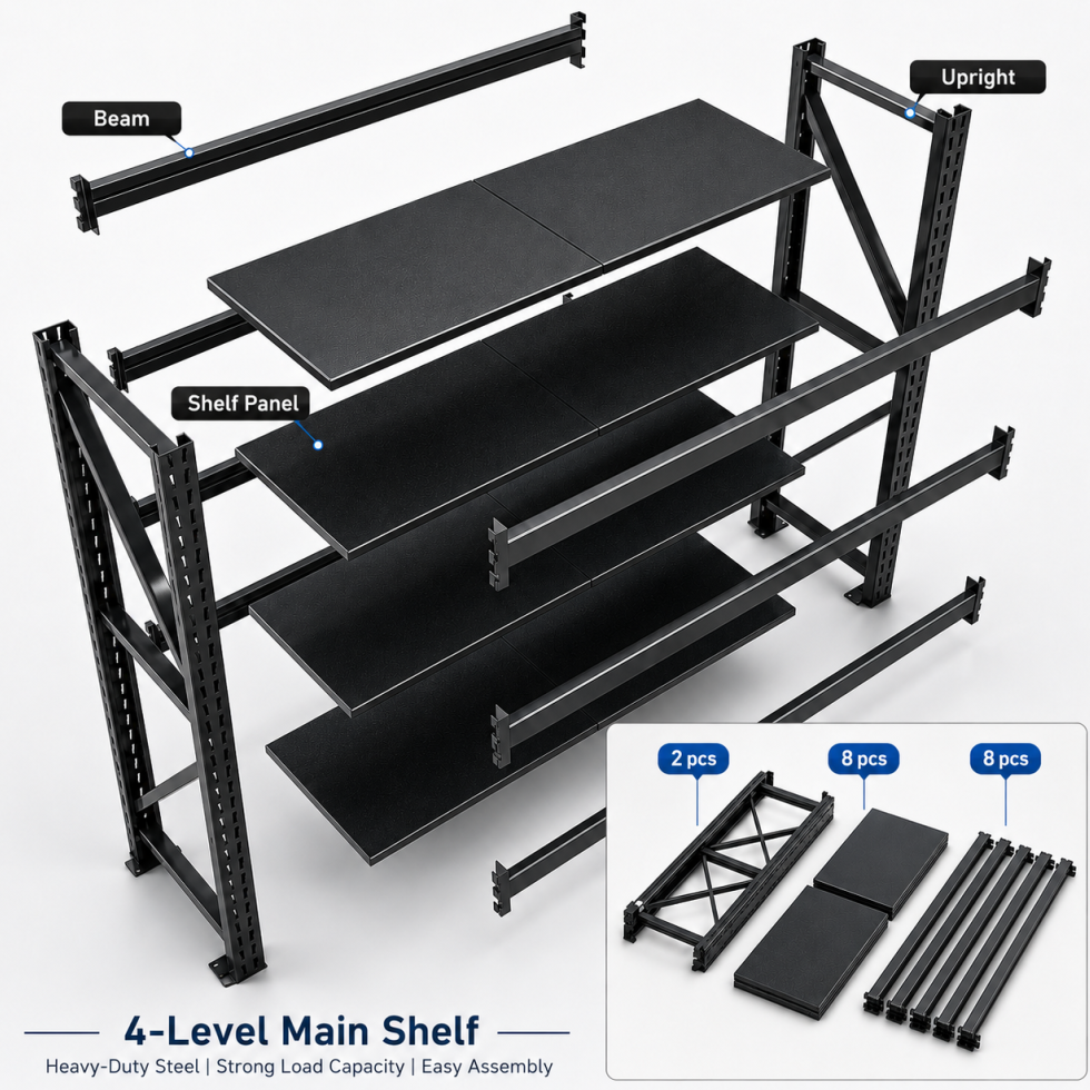 garage metal shelving