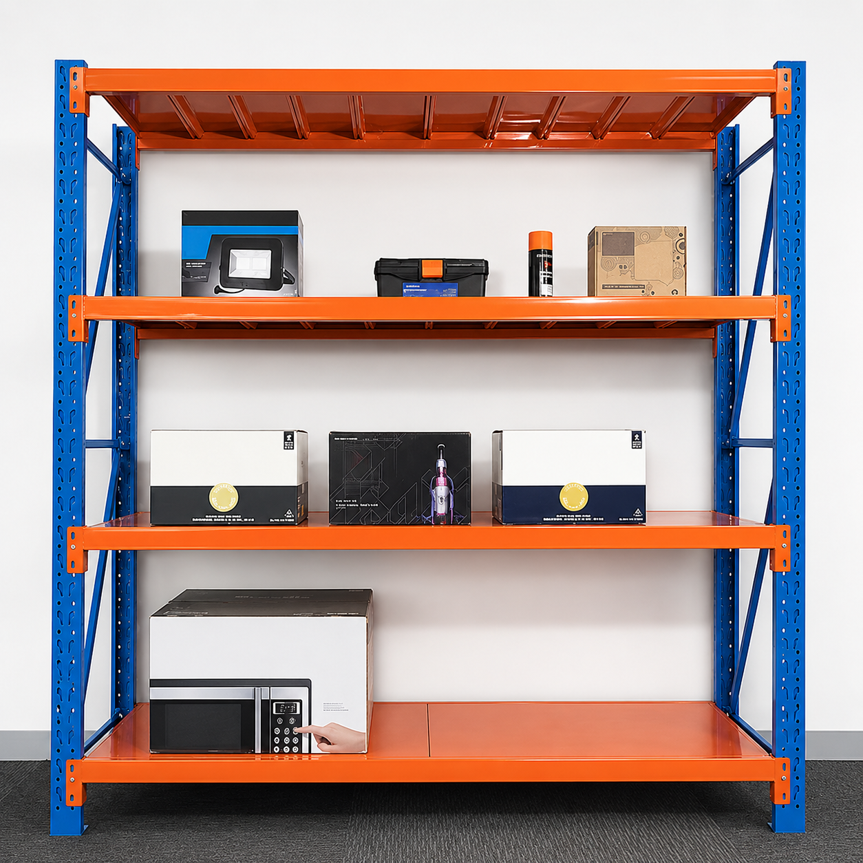 Heavy Duty Metal Shelving for Warehouse, Garage and Industrial Storage
