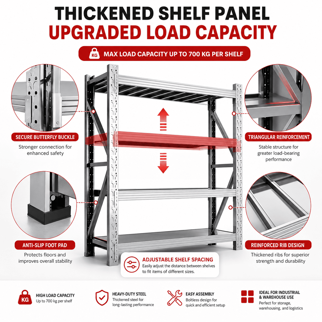 stainless steel storage rack (2)