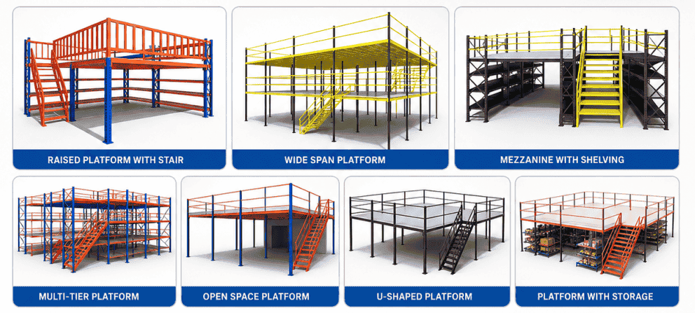 Mezzanine Floors System Steel Mezzanine Racking