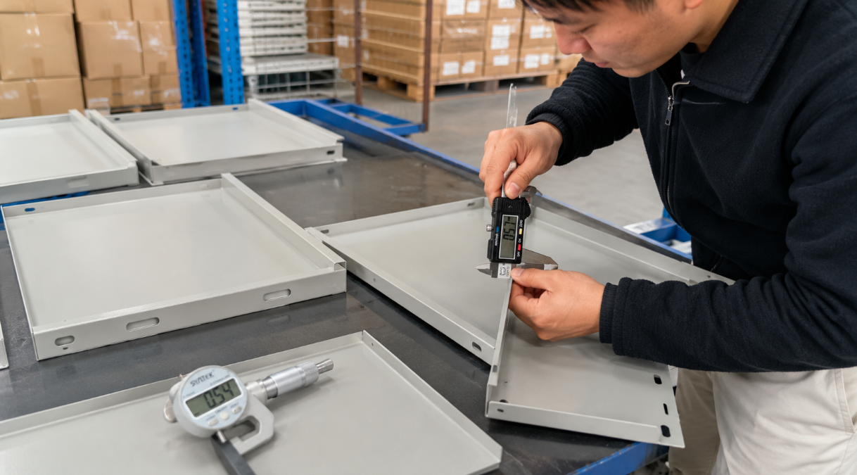 How KAYOU Measures Steel Thickness Before Production