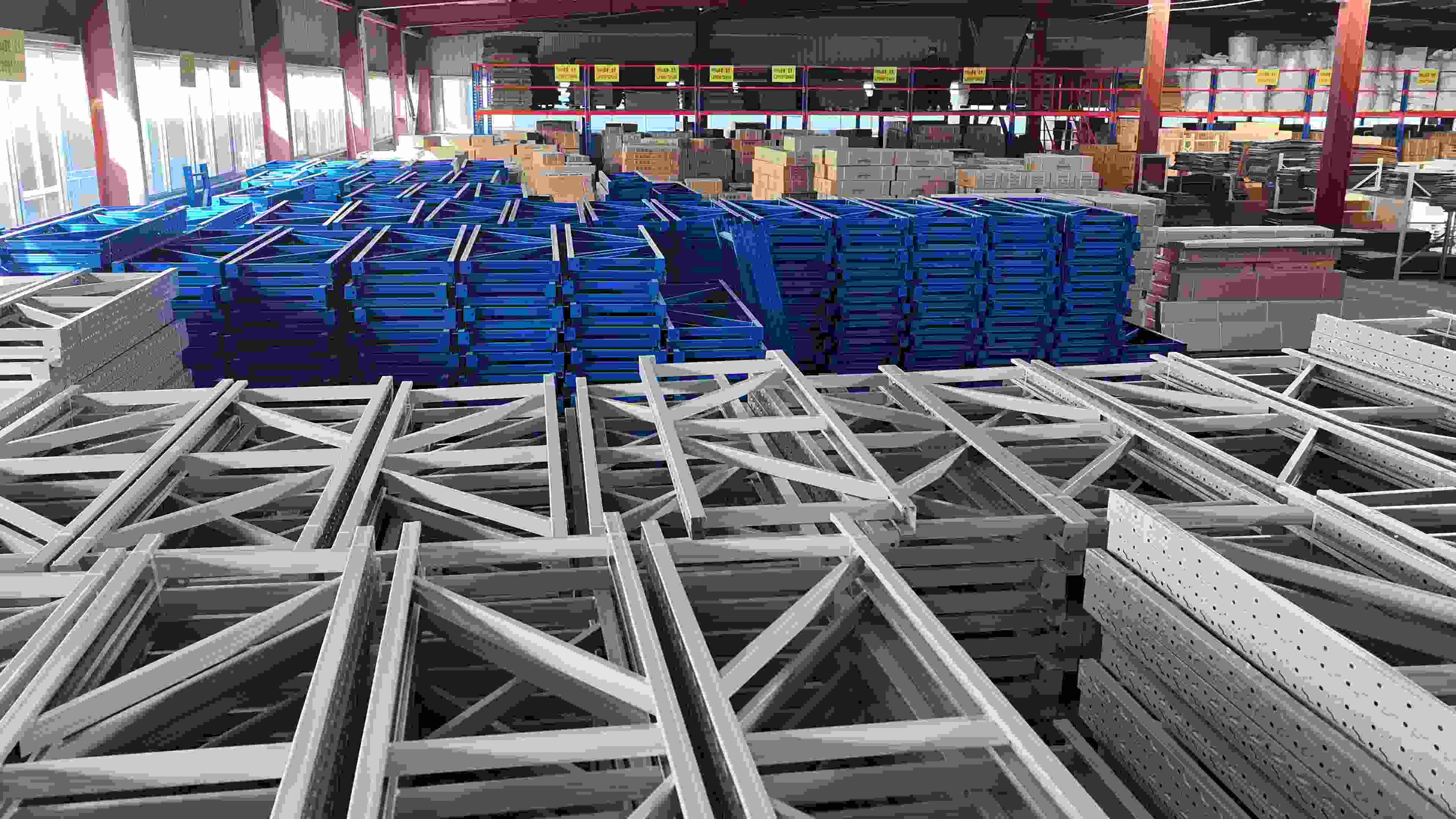 KAYOU steel shelving factory and production equipment