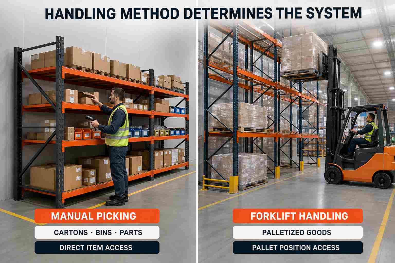 medium duty shelving vs heavy duty shelving vs pallet racking (2) medium duty shelving vs heavy duty shelving vs pallet racking (2)