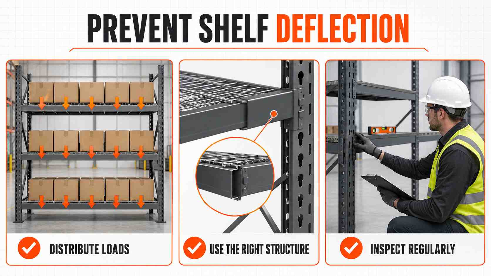Common Causes of Shelf Deflection and How to Prevent Them | KAYOU