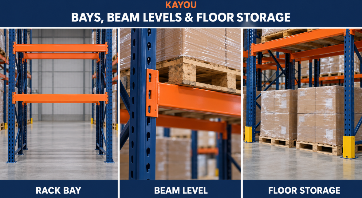 Pallet rack layout reading guide illustration 2