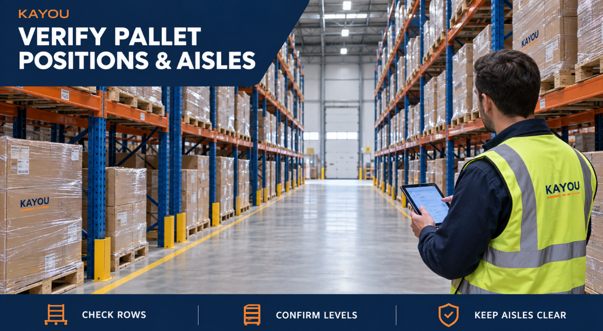 Pallet rack layout reading guide illustration 3