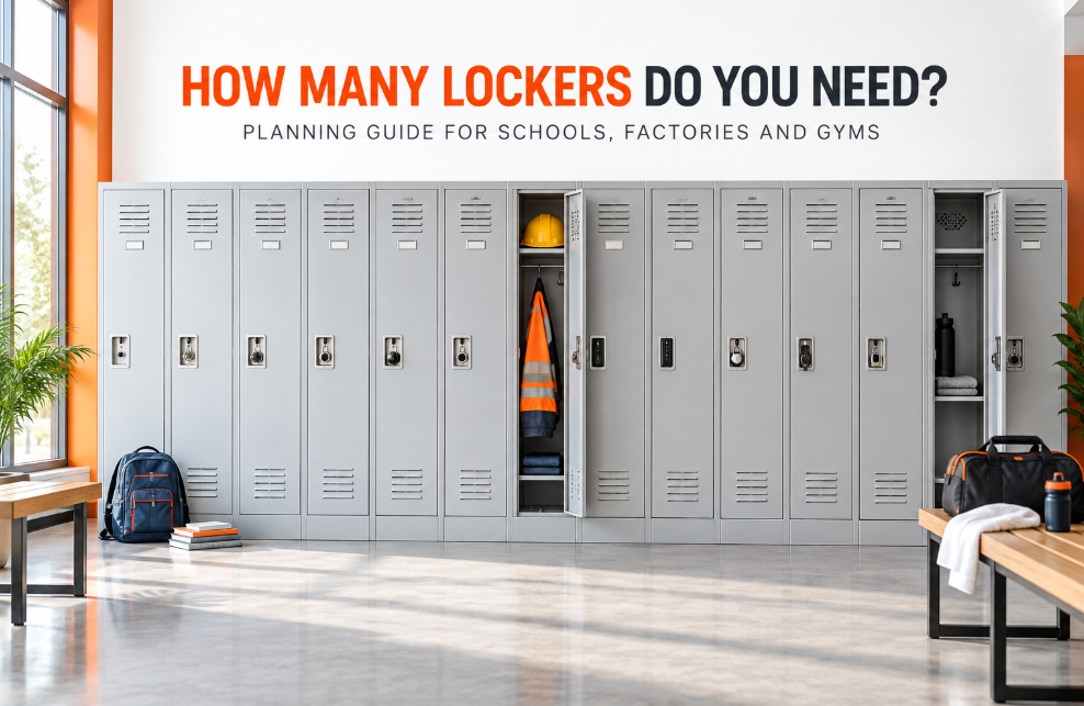 How many metal lockers do schools factories and gyms need planning guide