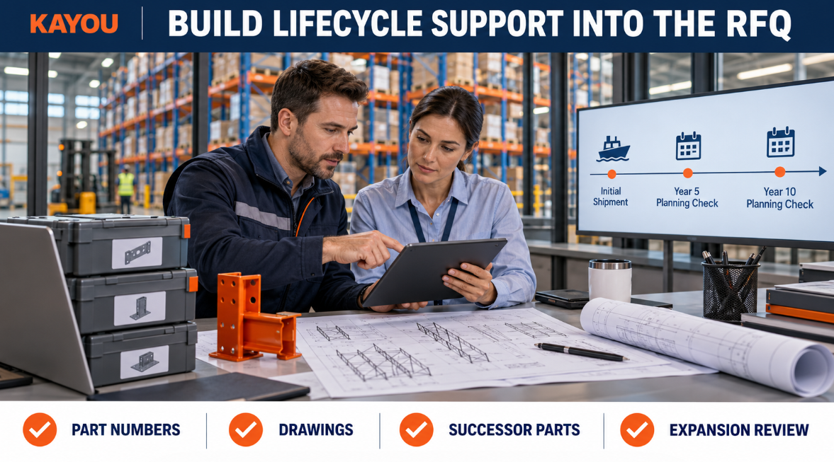Lifecycle support checklist for storage-system procurement