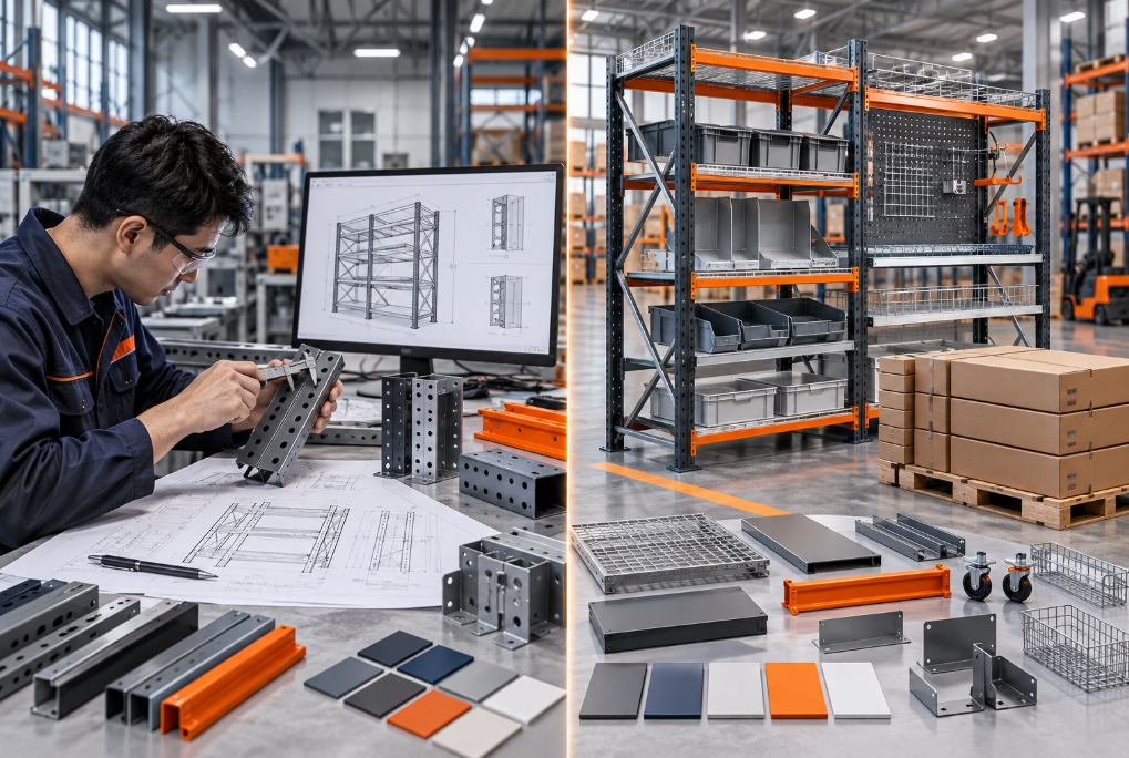 OEM versus ODM rack customization OEM engineering customization compared with ODM steel shelving options