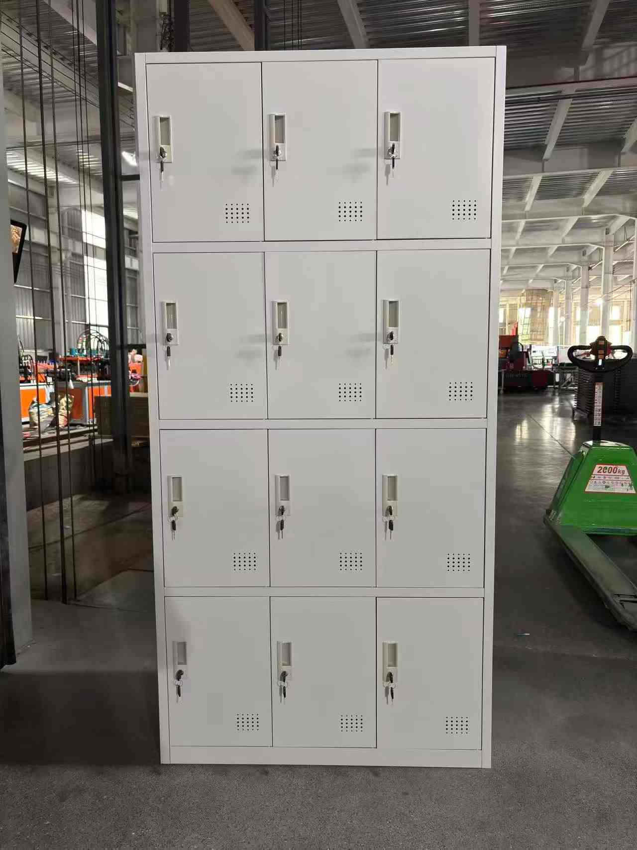 KAYOU 12-Door Metal Locker – Compact Multi-Tier Compartments factory product photo